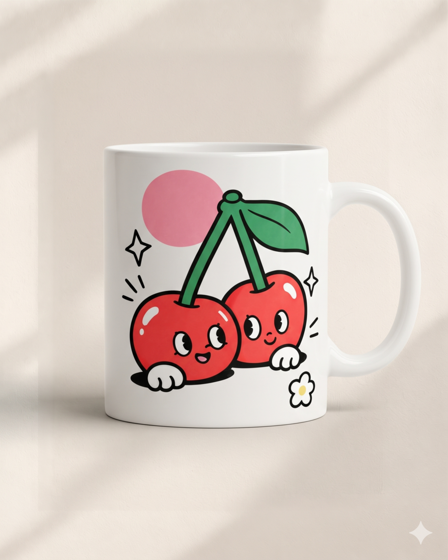 Cherry mug design